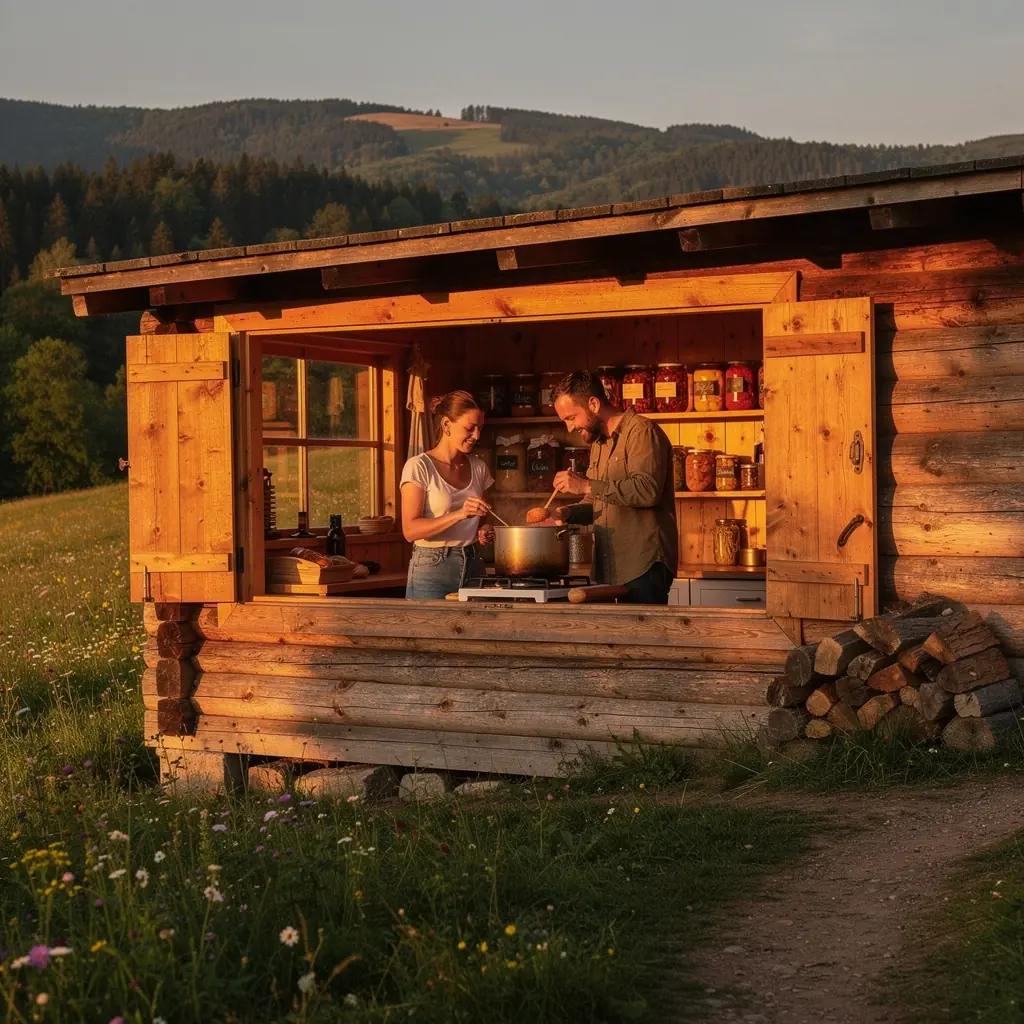 Kuchařský blok se seznamem ingrediencí a plánem jídel na týden.